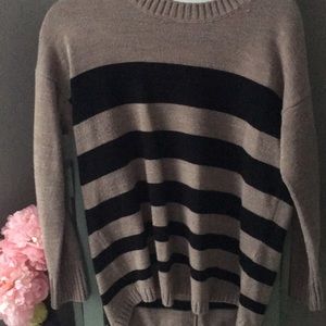 Sweater with buttons down back